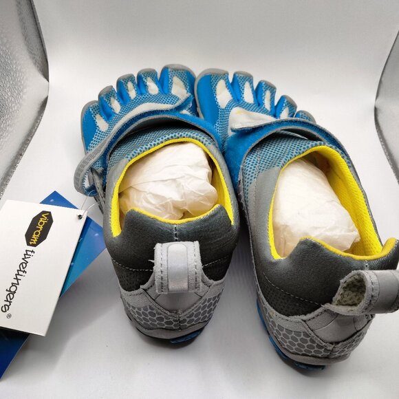 VIBRAM fivefingers W346 Bikila Womens Size 37 (6.5/7) Sky Blue Dark Grey Grey - Picture 3 of 10